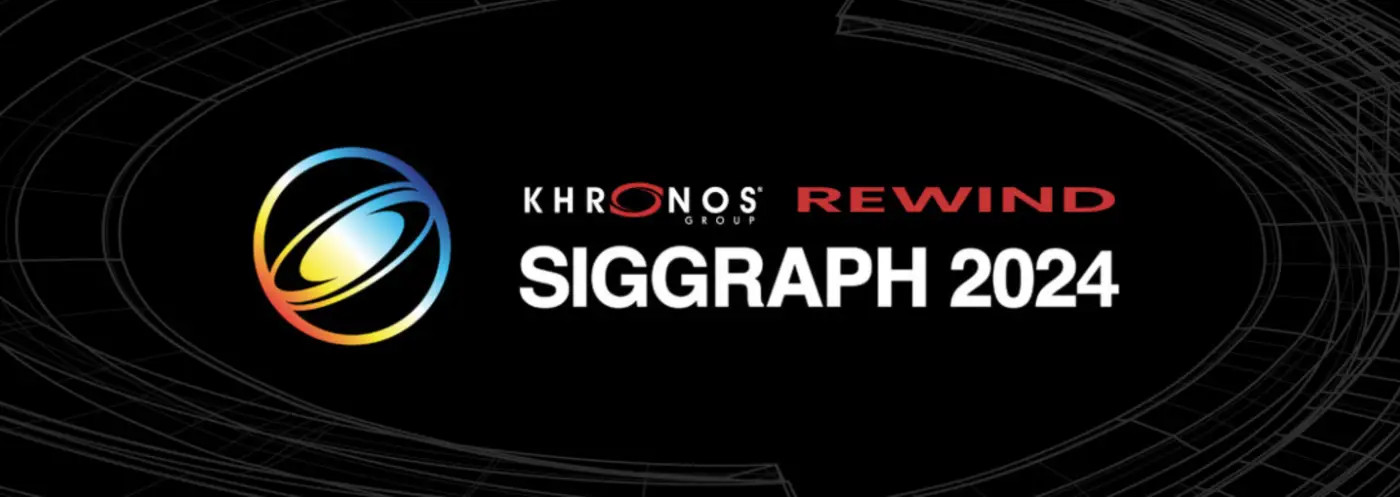 Khronos SIGGRAPH 2024 Rewind Banner