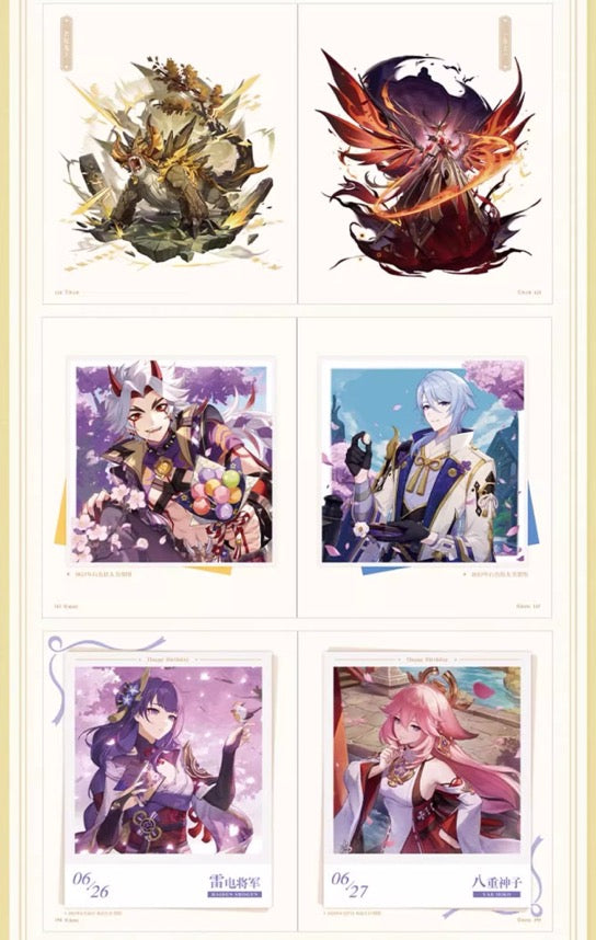 PREORDER - Genshin Impact Illustration Art Book Volume 3 - August 2025