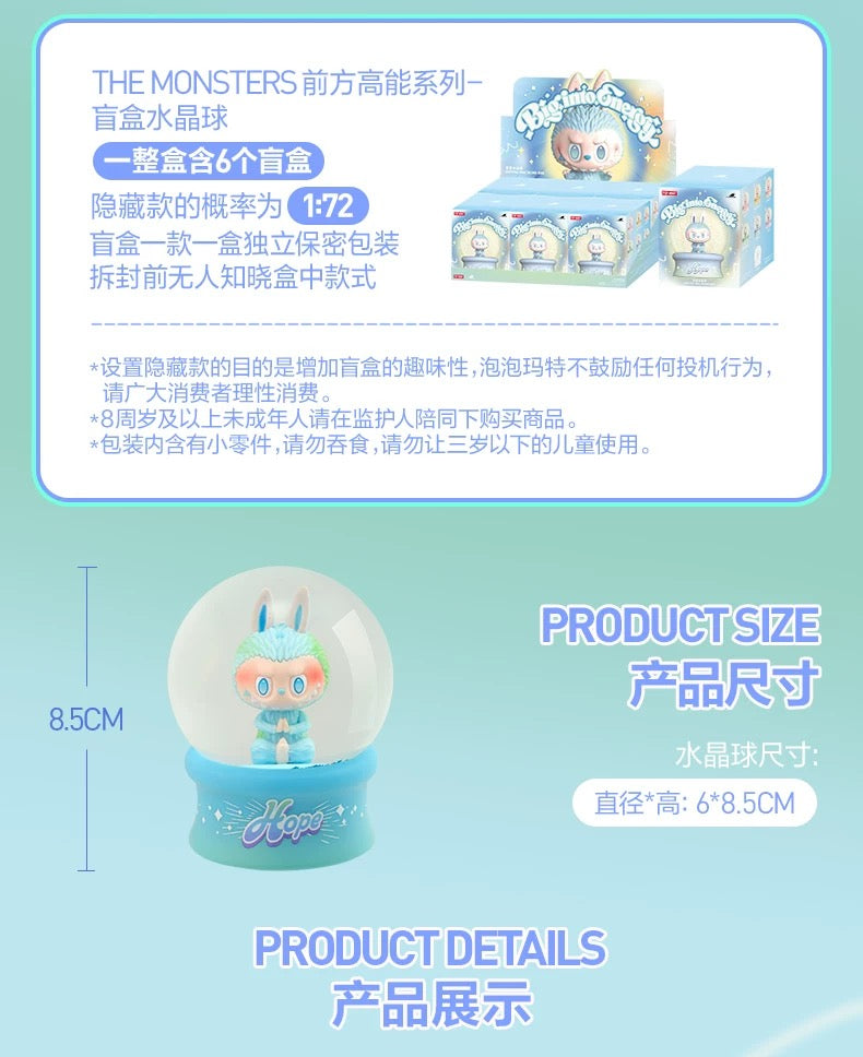Labubu The Monsters Big Into Energy Crystal Ball Blind box figure