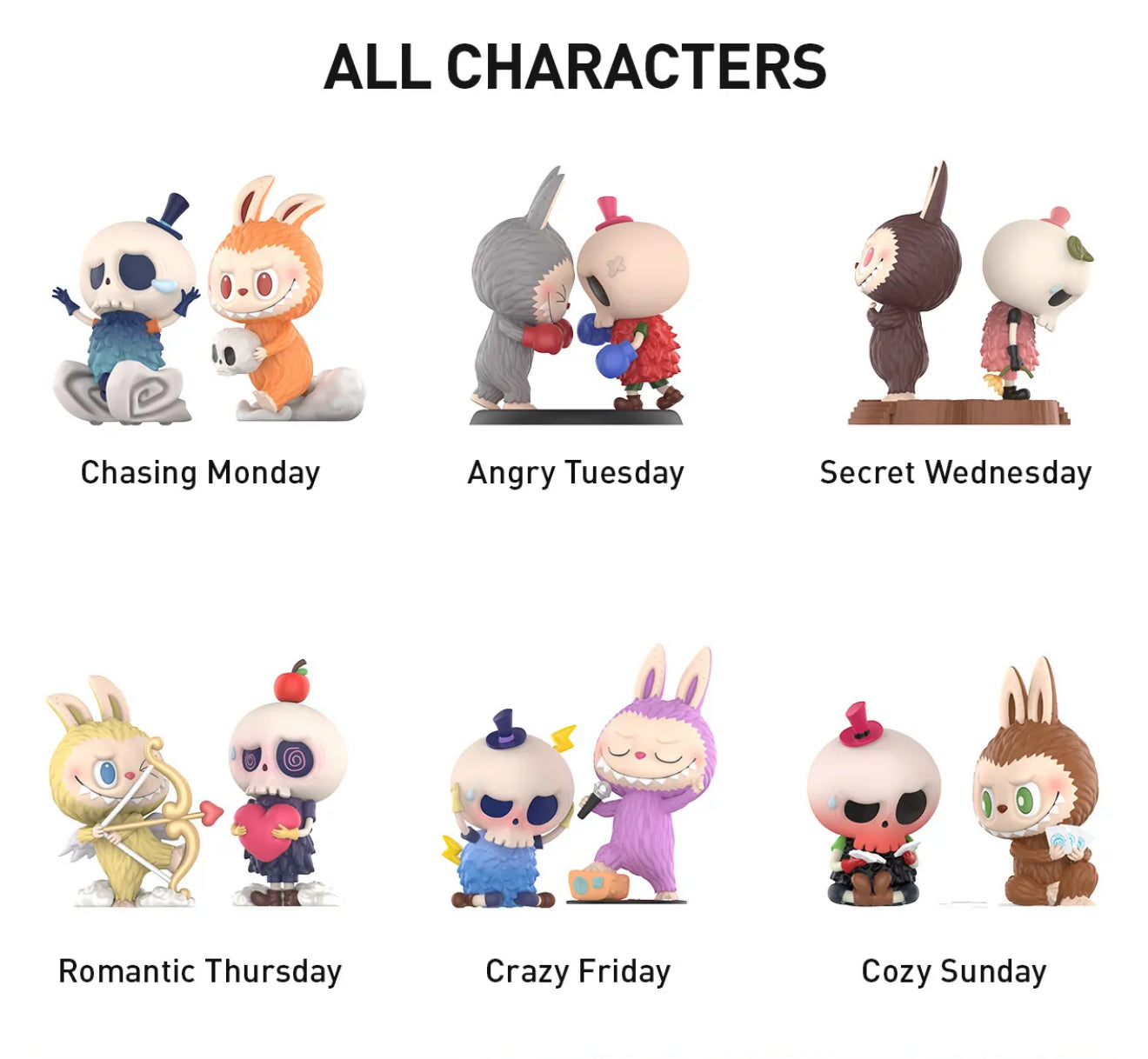 The Monsters Labubu Mischief Diary Series Figures
