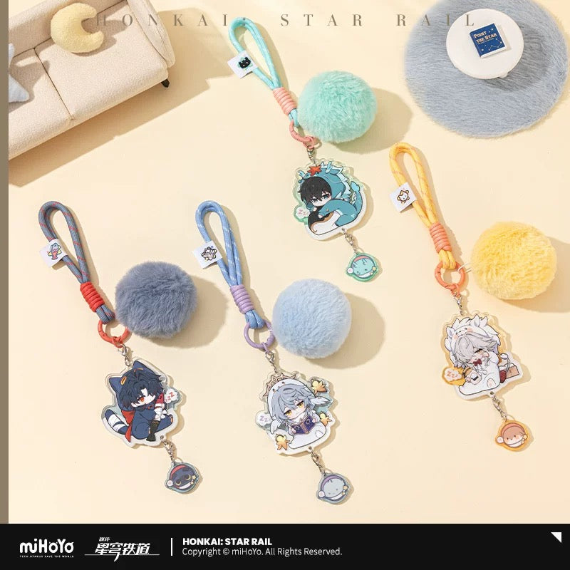 PREORDER - Honkai Star Rail Boys Dormitory Series acrylic stands, badges and straps- Chibi Series - November 2025