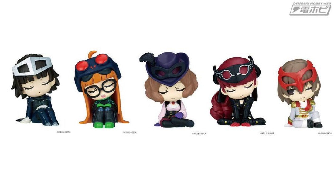 PREORDER - Persona 5 Kata Zun Volune 2 Sleepy Figures Gatcha Figure Blind Pulls from Takara Tomy - September 2025 No