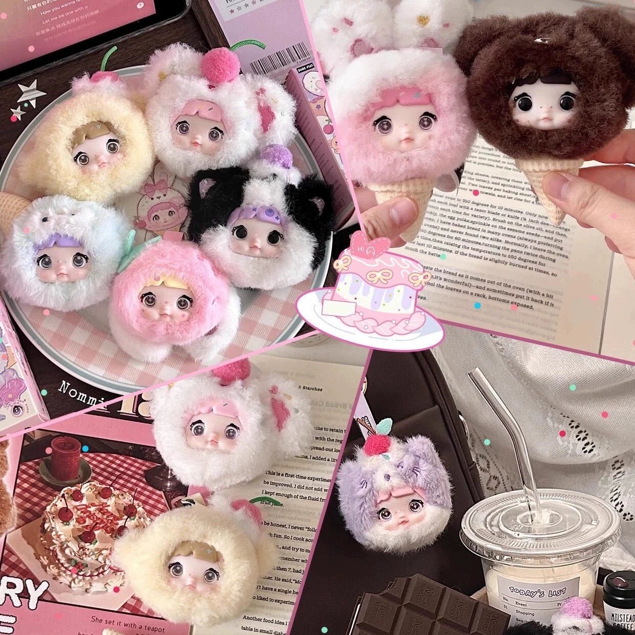 PREORDER - Nommi 100% sweetness plush mascots Blind Box - dispatch mid October 2025