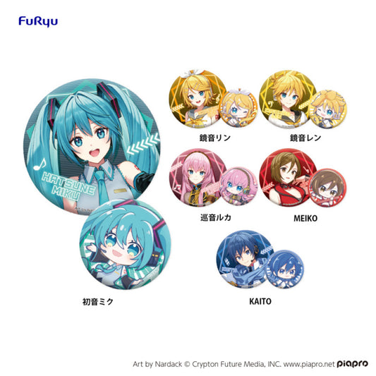 Hatsune Miku Kuji Can badge set of 2