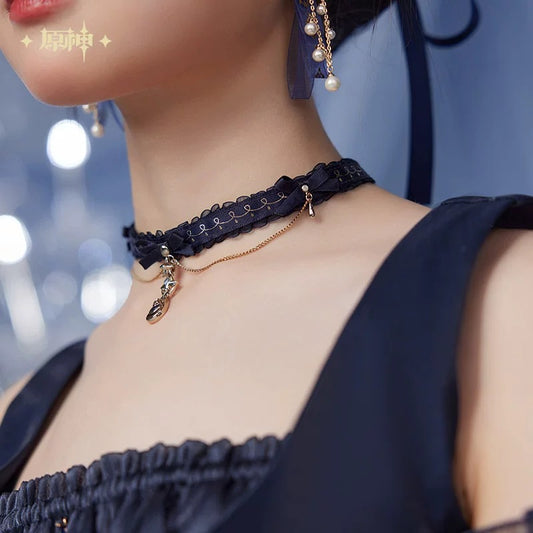 PREORDER - Genshin Impact Furina Series Choker Necklace and Bracelet - August 2025