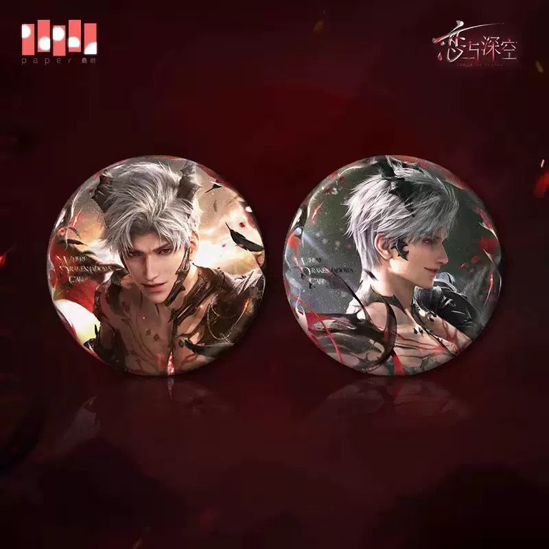 PREORDER - Love and Deepspace Sylus: Abysm Sovereign Ver Badge - September 2025