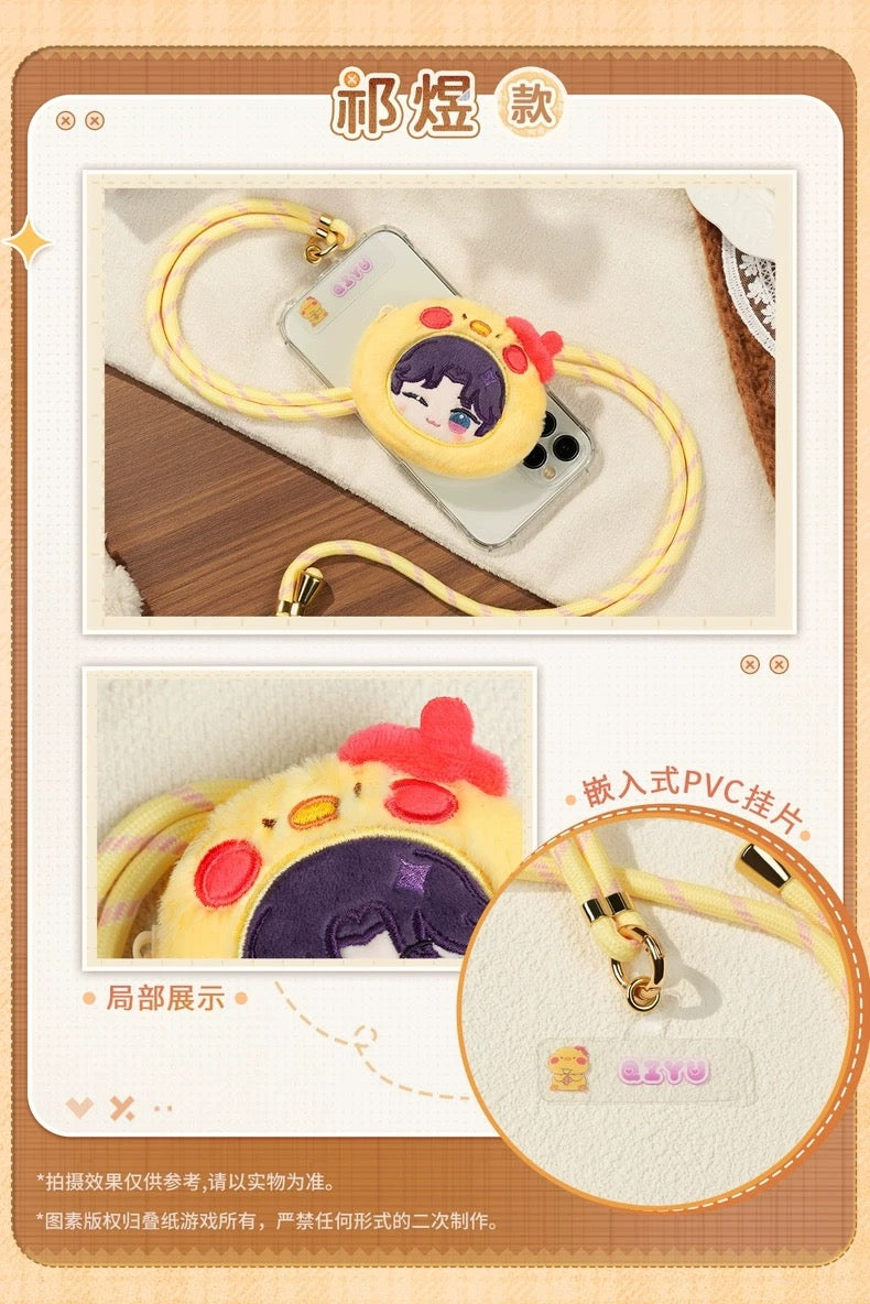 PREORDER - Love and Deepspace Velvet Heart Embrace Plush Smartphone Holder - dispatch December 2025