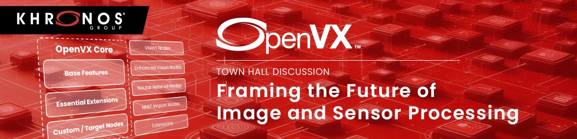 OpenVX Town Hall Meeting: Framing the Future of Image and Sensor Processing Banner
