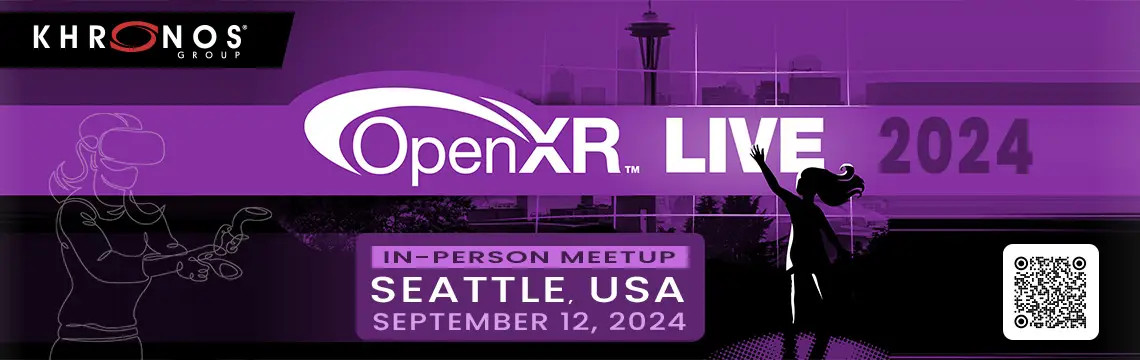OpenXR LIVE 2024 Banner